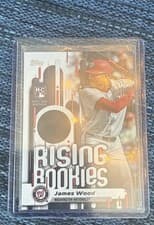 2025 Topps Update Rising Rookies Relics James Wood #RRR-JWO card
