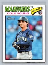 Cole Young 2026 Topps Heritage card
