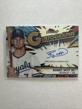Bobby Witt Jr. 2025 Topps Finest GustoGraphs card