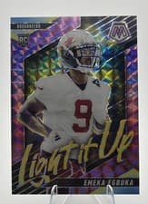 2025 Panini Mosaic Light It Up Mosaic Emeka Egbuka #3 card