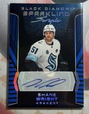 2025-26 Upper Deck Black Diamond Sparkling Scripts Shane Wright #SS-SW card