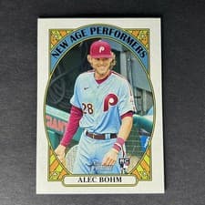 Alec Bohm 2021 Topps Heritage New Age Performers card