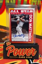 2025 Topps Update 1990 Topps All-Star Autographs Don Mattingly #90AS-DMA card