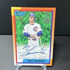 2025 Topps Update 1990 Topps Baseball Autographs Nico Hoerner #90AU-NH card