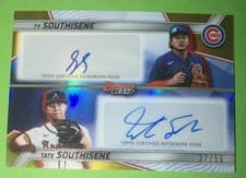 Tate Southisene / Ty Southisene 2025 Bowman's Best Dual Autographs card