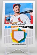 2026 Topps Heritage Clubhouse Collection Relics Nolan Arenado #CCR-NA card