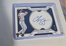 2025 Panini National Treasures Personalized Treasures Autographs Chipper Jones #18 card