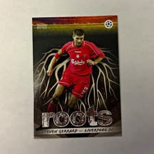 2025-26 Topps UEFA Club Competitions Roots Steven Gerrard #RT-14 card