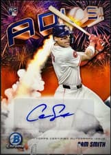 2025 Bowman Chrome Adios Autographs Cam Smith #AAV-CS card