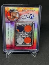 2025 Topps Sterling Swings Autographed Relics Alex Bregman #SWA-AB card