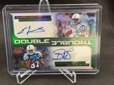 2025 Score Double Trouble Edgerrin James / Reggie Wayne #5 card