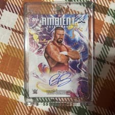 2025 Topps Exalted WWE Wrestling Ambient Autographs Bron Breakker #AMA-BBK card