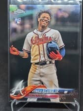 2018 Topps Chrome Update Ronald Acuna Jr. #HMT25