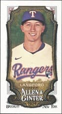 Wyatt Langford 2024 Topps Allen & Ginter card