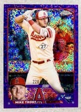 Mike Trout 2023 Topps Chrome card