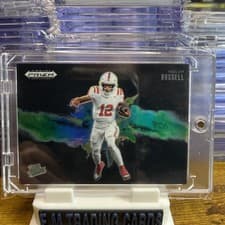 2025 Panini Prizm Draft Picks Black Color Blast Keelon Russell #4 card