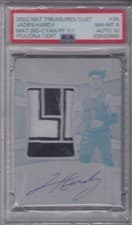 Jaden Hardy 2022 Panini National Treasures Collegiate card