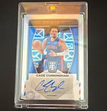 2024-25 Panini Totally Certified Signed Sealed and Delivered Cade Cunningham #SD-CAD card