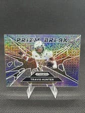 2025 Panini Prizm Draft Picks Prizm Break Travis Hunter #6 card