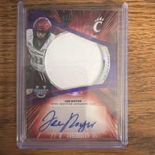 2025 Bowman University Best Prospect Jumbo Relic Autographs Refractor Joe Royer #JRA-JR card