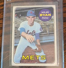 Topps 1969 Nolan Ryan #533 New York Mets MLB Baseball Card