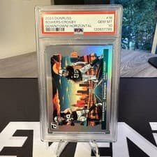 Brock Bowers / Maxx Crosby 2024 Donruss Horizontal Downtown! card