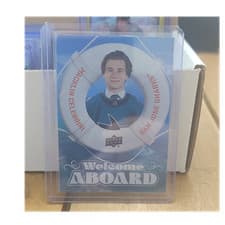 2024 Upper Deck Welcome Aboard Macklin Celebrini #WA-8 card