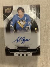 2024-25 Upper Deck Engrained Icons Autos Syl Apps #CA-YA card