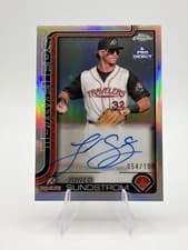 2025 Topps Pro Debut Chrome Autographs Jared Sundstrom #PDC-131 card
