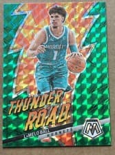 LaMelo Ball 2022 Panini Mosaic Thunder Road card
