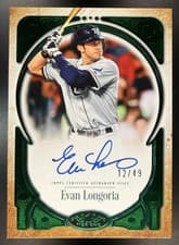2026 Topps Tier One Prime Performers Autographs Evan Longoria #PPA-EL card