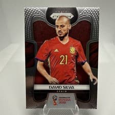 David Silva 2018 Panini Prizm World Cup card