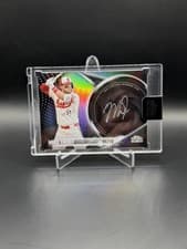 2026 Topps Chrome Black Paint It Autographs Mike Trout #PIA-MT card