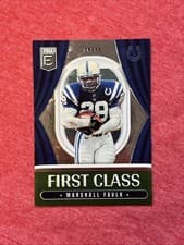 2025 Donruss Elite First Class Marshall Faulk #14 card