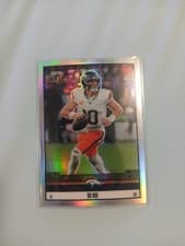 2025 Panini Select Score Select Throwback Bo Nix #22 card