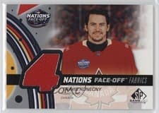 2025-26 SP Game Used 2025 4 Nations Face-Off Fabrics Travis Konecny #4N-TK card