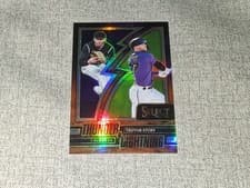 Trevor Story 2022 Panini Select Thunder and Lightning card