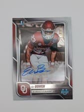 2025 Bowman University Chrome Chrome Prospect Autographs Eli Bowen #BCA-ELI card