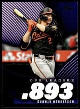 2025 Topps OPS Leaders Gunnar Henderson #OPS-11 card