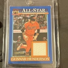 2026 Topps 1991 Topps Relics Gunnar Henderson #91R-GH card