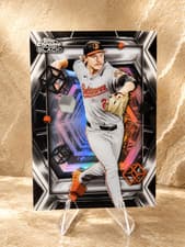 2025 Topps Chrome Black Depth of Darkness Gunnar Henderson #DOD-9 card