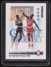 Hakeem Olajuwon / David Robinson 1991-92 SkyBox Base Set card