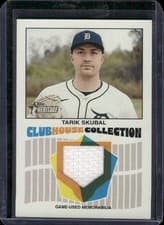 2026 Topps Heritage Clubhouse Collection Relics Tarik Skubal #CCR-TS card