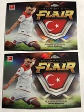 Kaan Ayhan 2019 Topps Chrome Bundesliga International Flair card