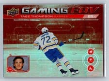 Tage Thompson 2024-25 Upper Deck Gaming FOV card