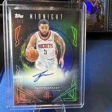 2025-26 Topps Midnight Midnight Sun Signatures Fred VanVleet #MS-FV card
