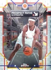 2025 Topps Chrome McDonald's All American Prospect Paths AJ Dybantsa #PP-7 card