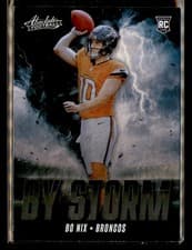 2024 Panini Absolute By Storm Bo Nix #BS-BNX card