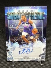 2025-26 Topps Chrome Stratospheric Signatures Isaiah Collier #SM-IC card