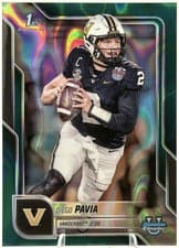 2025 Bowman University Chrome Base Set Diego Pavia #190 card